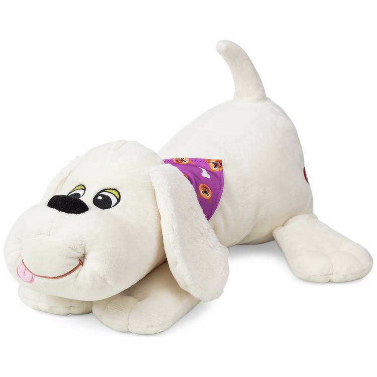 Pound Puppies classic white hungry soft toy 37cm (British brand)