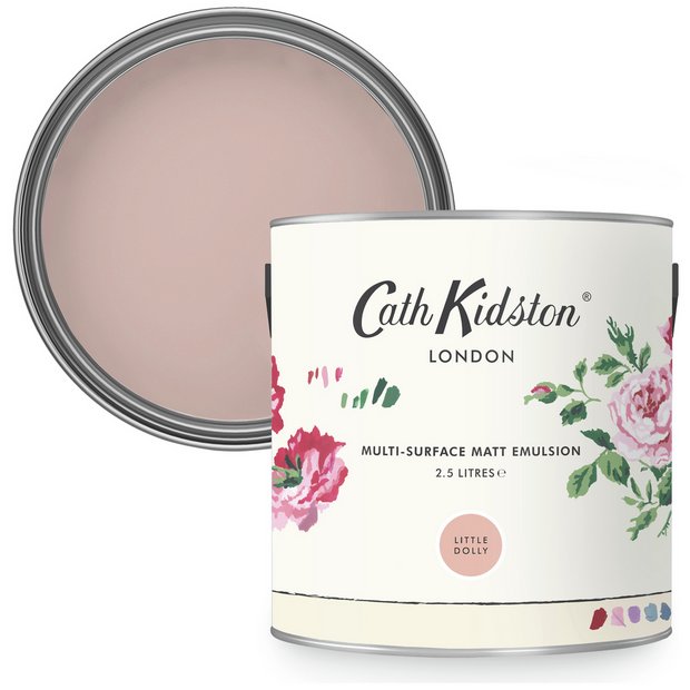 Cath Kidston Little Dolly pink emulsion paint 2.5L - British product