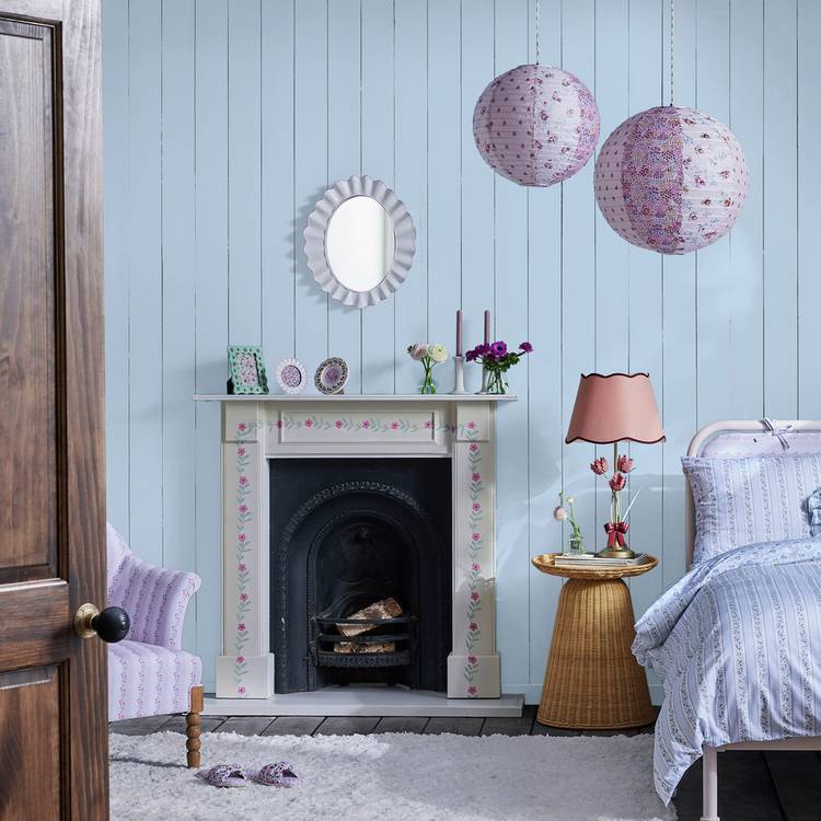Cath Kidston blue matt paint 2.5L, UK version
