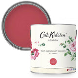 Argos Cath Kidston Rows & Bows Red Multi-Surface Emulsion Paint 2.5L- Buy online at McGrocer