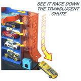 Hot Wheels City Downtown Car Park playset with working lift (British brand)