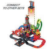 Hot Wheels City Downtown Car Park playset with working lift (British brand)