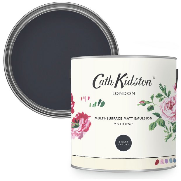 Cath Kidston grey emulsion paint 2.5L - British product