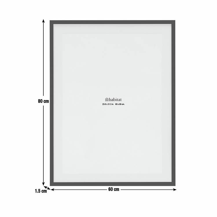 Habitat Blue Cobalt Picture Frame 60x80cm, imported from the UK