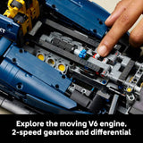 LEGO Technic Oracle Red Bull Racing RB20 F1 car model in 1:8 scale, UK version