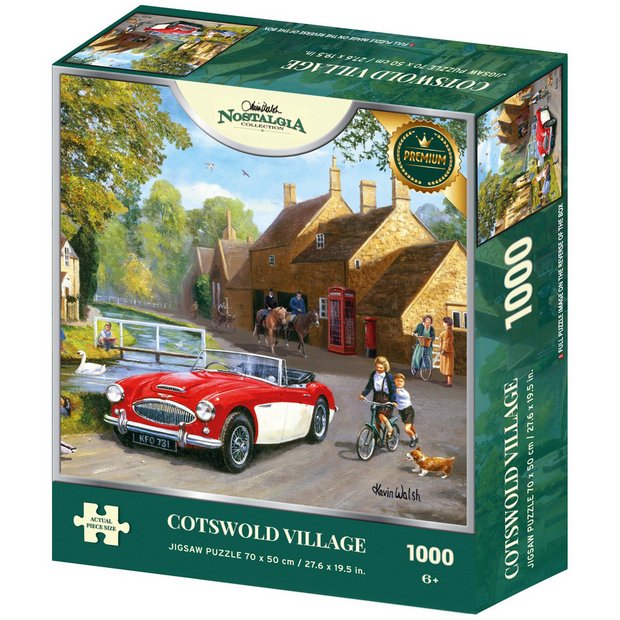 Kidicraft Cotswold Village 1000 piece puzzle, imported from the UK