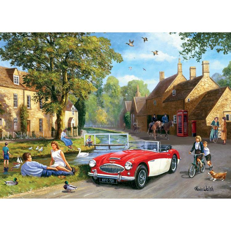 Kidicraft Cotswold Village 1000 piece puzzle, imported from the UK