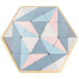 Chad Valley Wooden Geometric Puzzle toy, imported from the UK