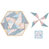 Chad Valley Wooden Geometric Puzzle toy, imported from the UK
