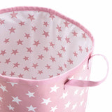 Argos Home pink star laundry bag 80L (British brand)