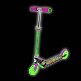 Turtles kids foldable scooter with light up wheels, imported from the UK