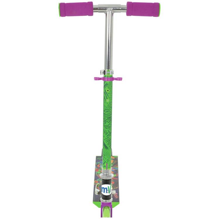 Turtles kids foldable scooter with light up wheels, imported from the UK