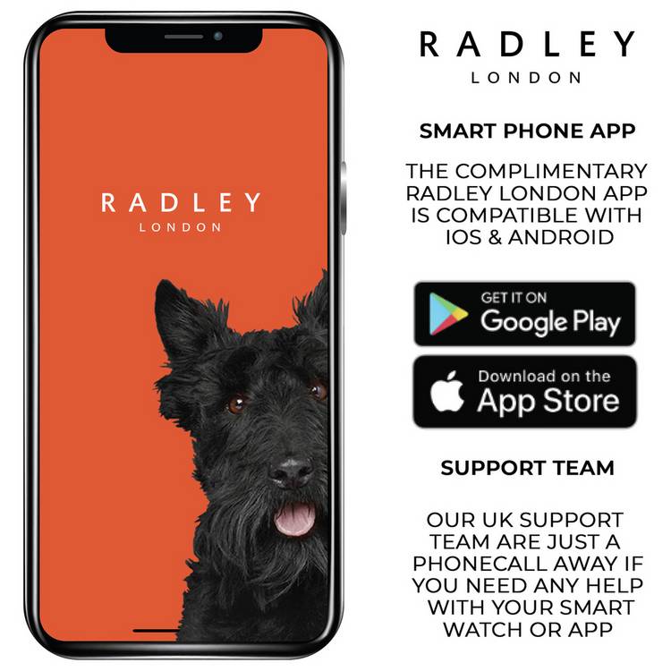Radley Series 21 rose gold tone bracelet smart watch (British brand)