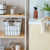Argos Habitat Industrial Wire Storage Basket White 36 Litre- Buy online at McGrocer