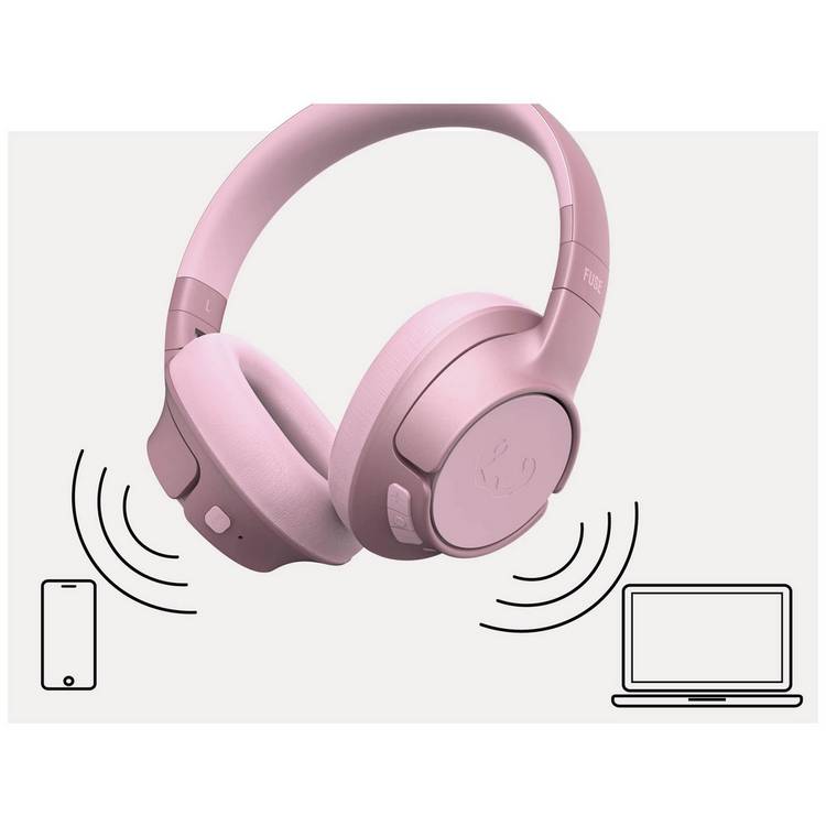 Fresh 'n Rebel over-ear ANC headphones pink, UK version