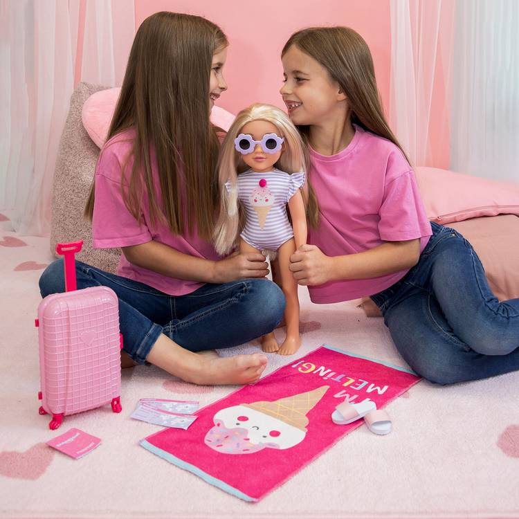 DesignAfriend Two Scoops holiday outfit set for 18 inch dolls (British brand)