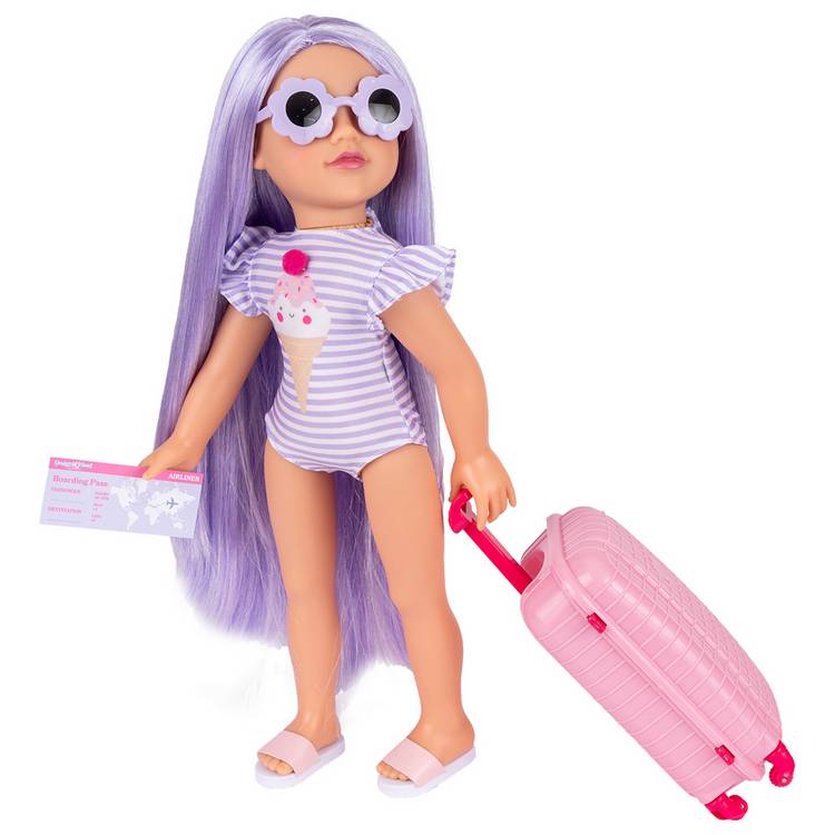 DesignAfriend Two Scoops holiday outfit set for 18 inch dolls (British brand)