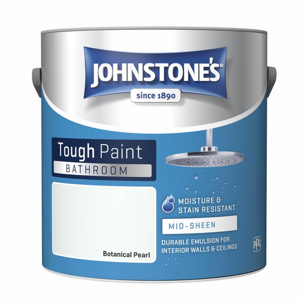 Johnstone's bathroom paint Botanical Pearl 2.5L, UK version