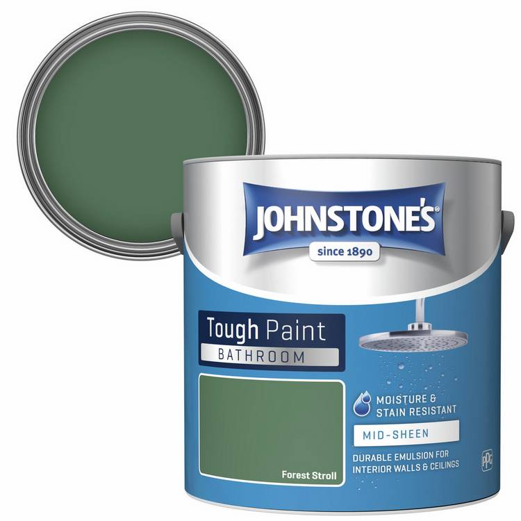 Johnstone's bathroom paint Forest Stroll 2.5L - British product