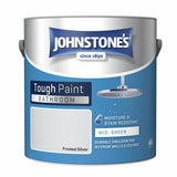 Johnstone's Bathroom Paint Frosted Silver 2.5L, imported from the UK