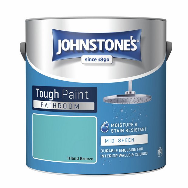 Johnstone's bathroom paint Island Breeze 2.5L, UK version