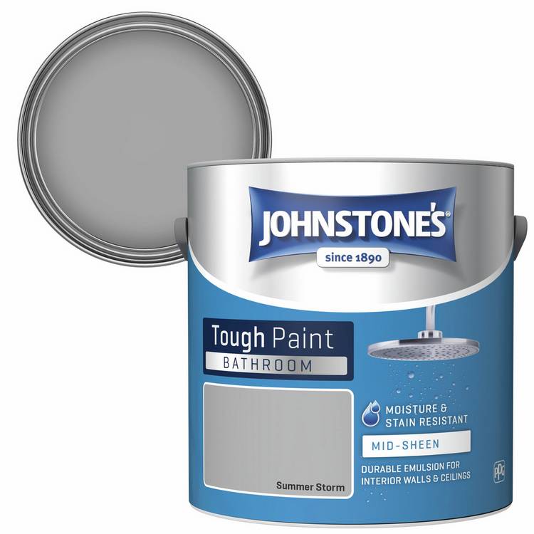 Johnstone's bathroom paint Summer Storm 2.5L - British product