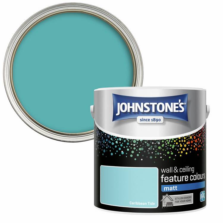 Johnstone's Caribbean Tide paint 2.5L, UK version