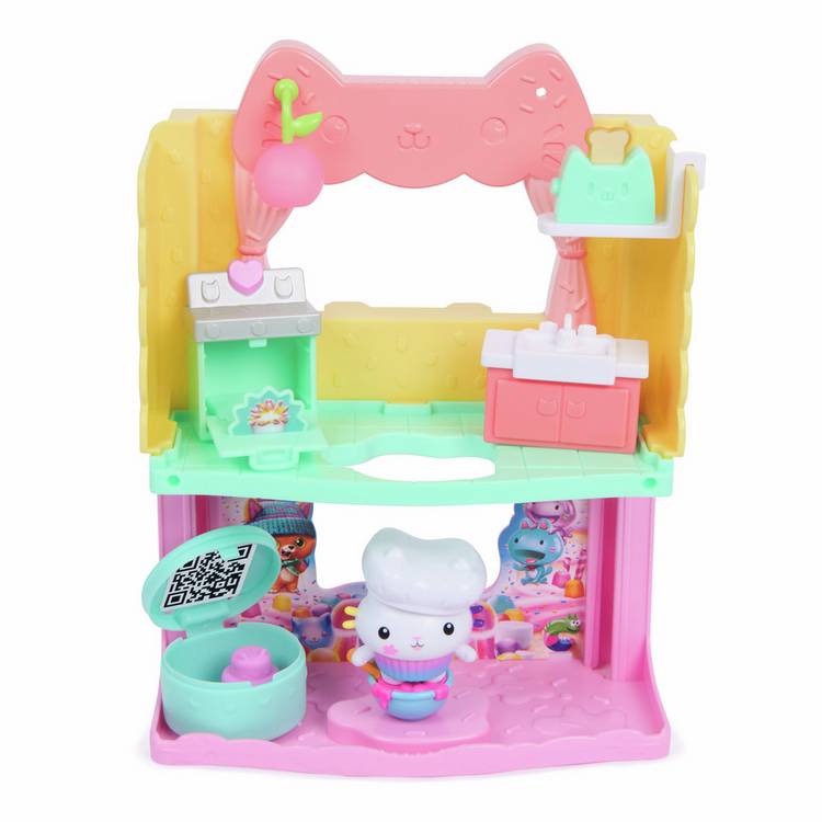 Gabby's Dollhouse Cakey's Kitchen playset with 8 accessories - British product
