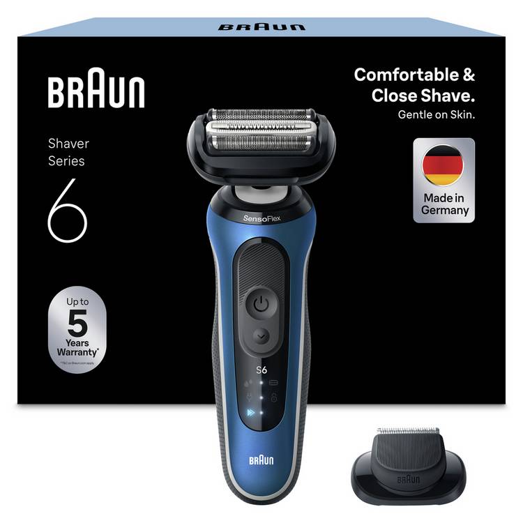 Braun Series 6 men's electric shaver 62-B1200S - British product