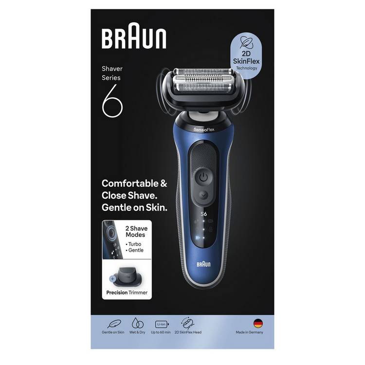 Braun Series 6 men's electric shaver 62-B1200S - British product