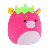 Squishmallows Cleary hot pink cow soft toy 12 inch, imported from the UK