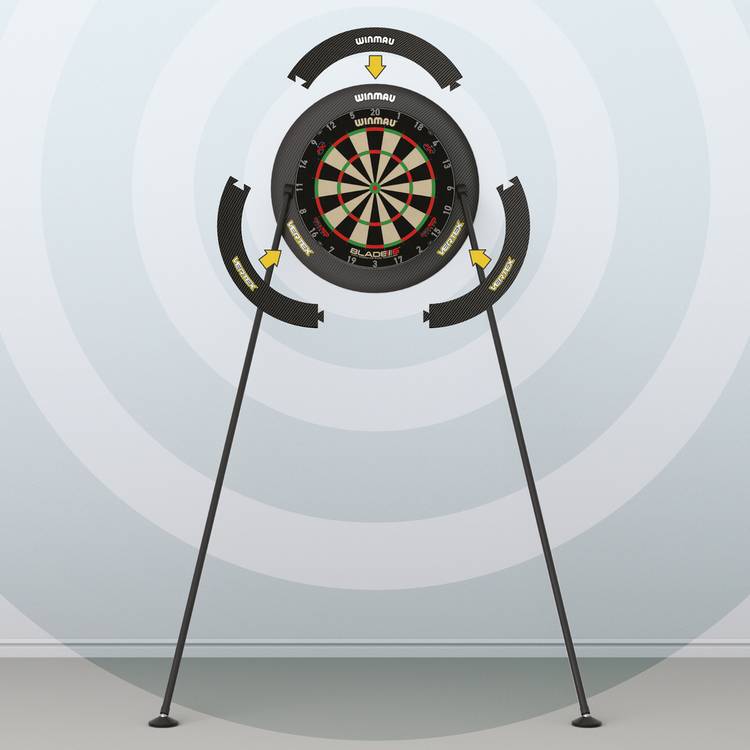 Winmau Vertex portable dartboard stand - British product
