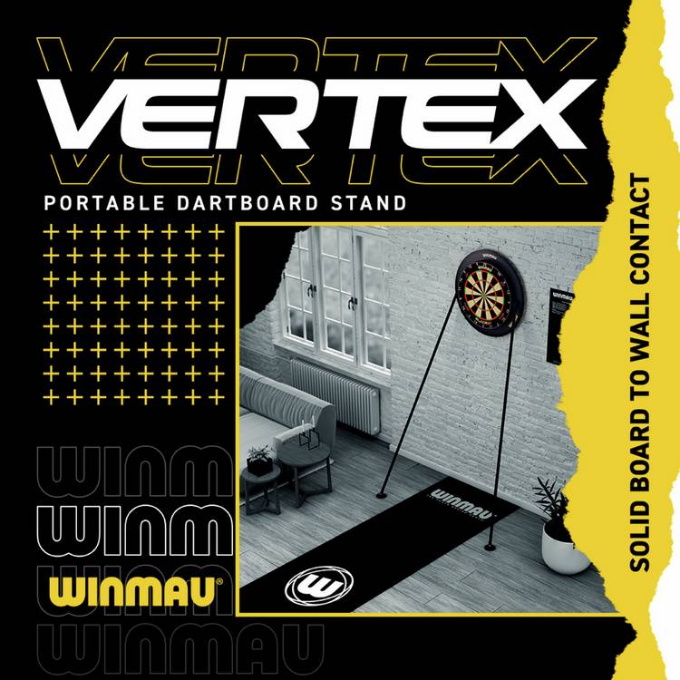 Winmau Vertex portable dartboard stand - British product