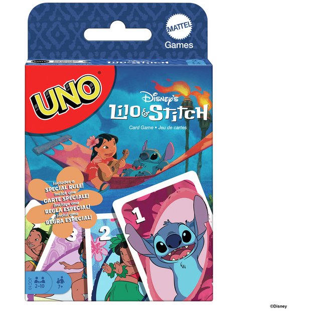 UNO Disney Lilo and Stitch classic card game (British brand)