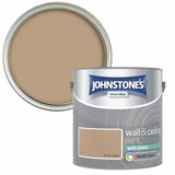 Johnstone's soft sheen paint Burnt Sugar 2.5L - British product