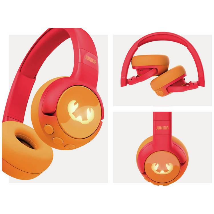 Fresh 'n Rebel Code Junior on-ear wireless headphones red, UK version