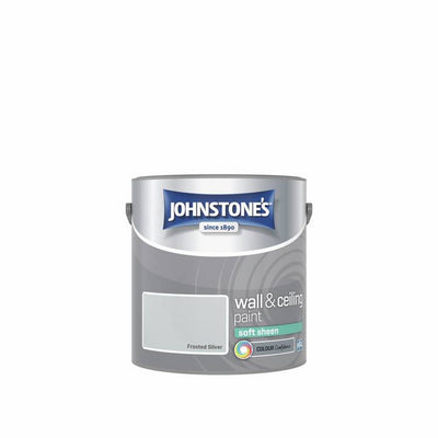 Argos Johnstone's Soft Sheen Emulsion Paint - Frosted Silver - 2.5L- Buy online at McGrocer