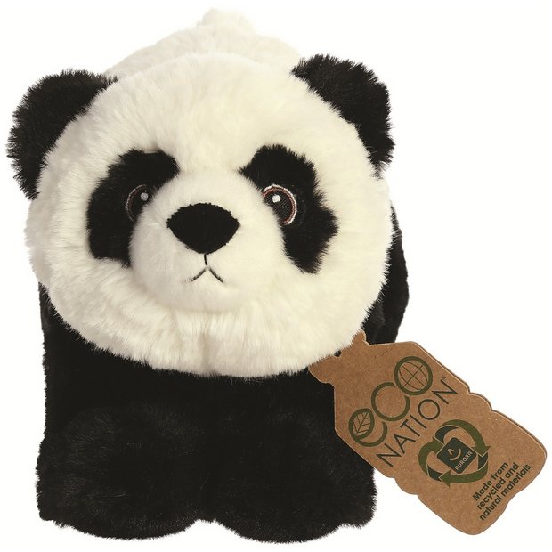 Aurora Eco Nation panda soft toy 9 inch - British product
