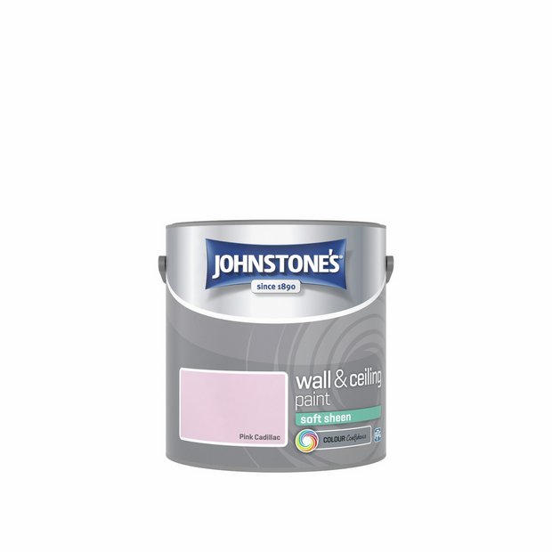 Johnstone's Pink Cadillac soft sheen paint 2.5L, imported from the UK