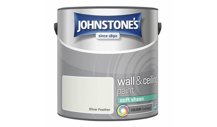 Johnstone's Silver Feather soft sheen paint 2.5L (British brand)