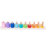 Chad Valley wooden number blocks counter set, UK version