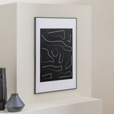 Argos Home black aluminium picture frame 50x70cm, imported from the UK
