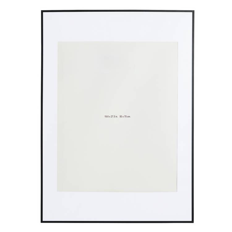 Argos Home black aluminium picture frame 50x70cm, imported from the UK