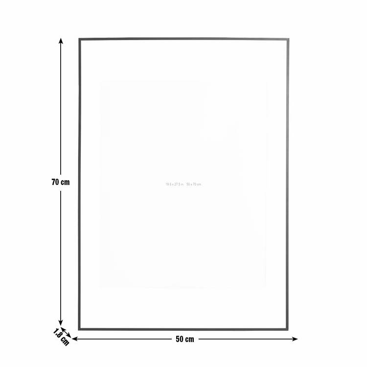 Argos Home black aluminium picture frame 50x70cm, imported from the UK