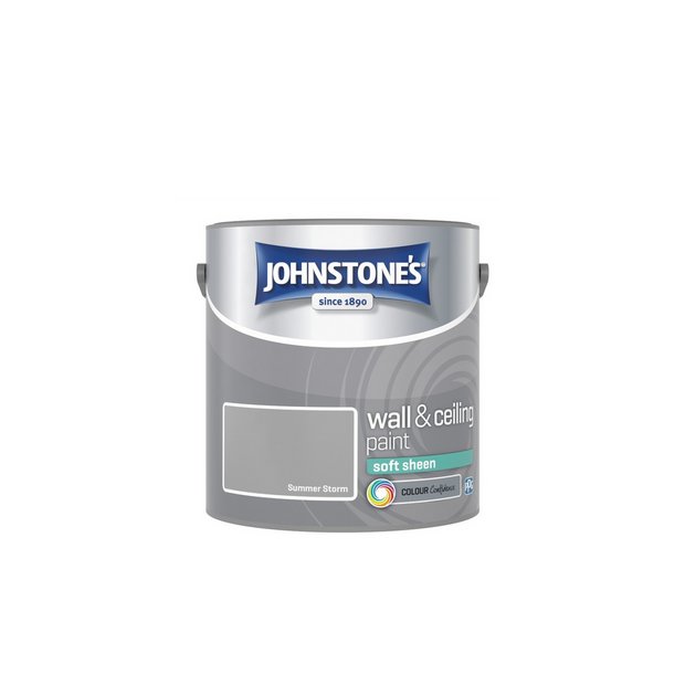 Johnstone's Soft Sheen paint Summer Storm 2.5L - British product