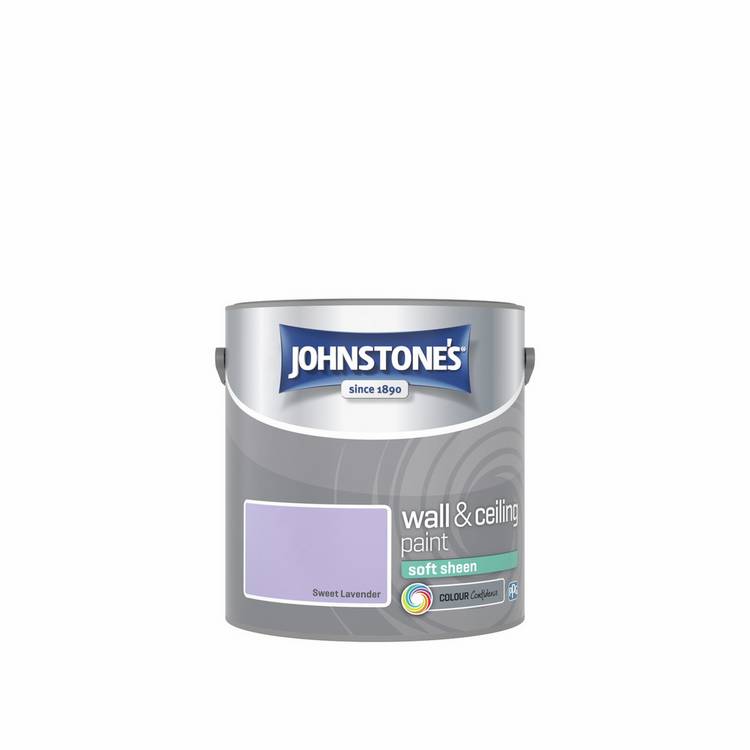 Johnstone's Sweet Lavender soft sheen paint 2.5L, UK version