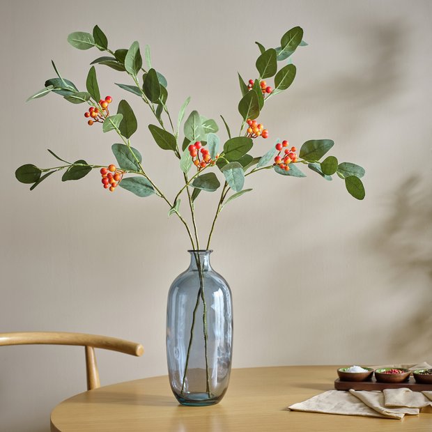 Argos Home artificial eucalyptus hypericum bouquet (British brand)