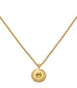 Harrods Monica Vinader Gold Vermeil and Citrine November Birthstone Necklace- Buy online at McGrocer