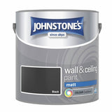 Johnstone's black matt paint 2.5L - British product