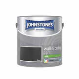 Argos Johnstone's Wall & Ceiling Silk Paint Black 2.5L- Buy online at McGrocer
